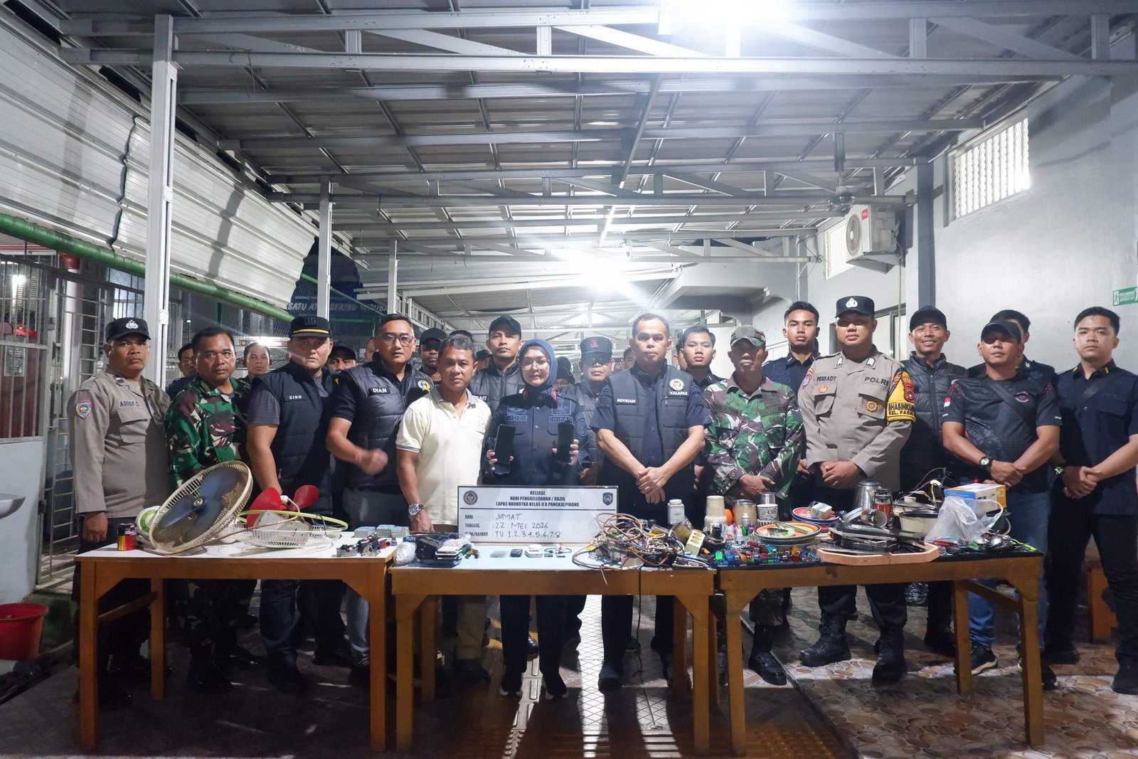 Serius Berantas Handphone, Narkoba dan Penipuan, Kanwil Ditjenpas Babel Sidak Blok Hunian LPN Pangkalpinang